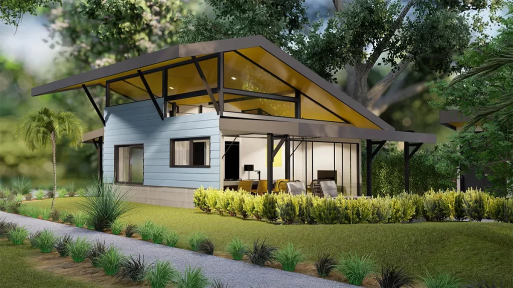 Construcción de casas modernas