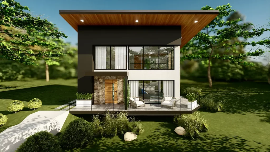 construction of homes in Morazán