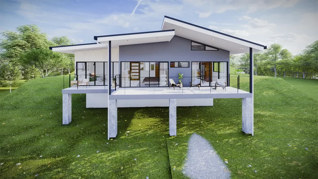 construction of homes in Miravalles