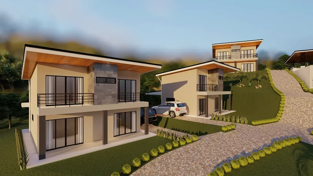 Design and construction of villas