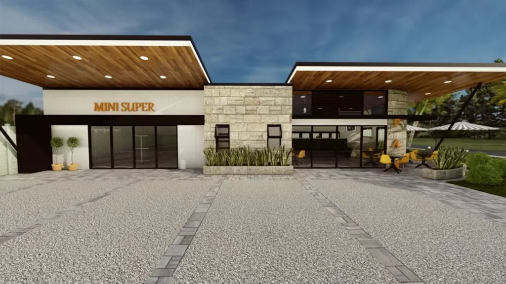 Construction of commercial projects